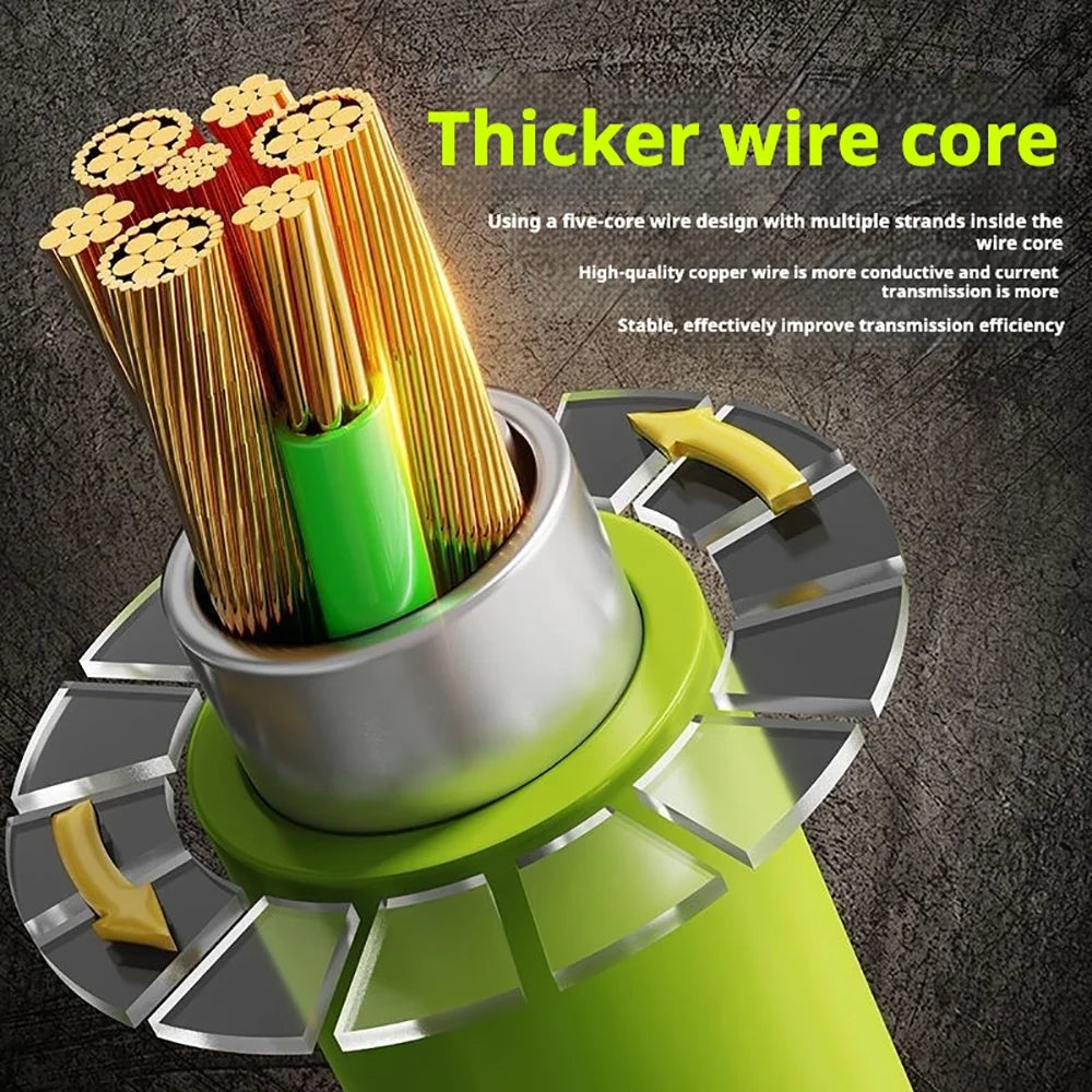 240W Type C to Type C Super Fast Charging Cable Universal High Power Charger USB Cord 6A USB C Cable for Xiaomi Iphone Samsung
