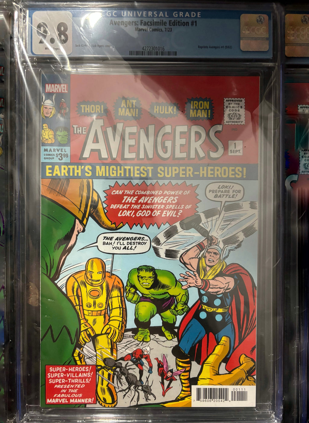 CGC Avengers Issue #1 (9.8) 1st Avengers 1963 Jack Kirby