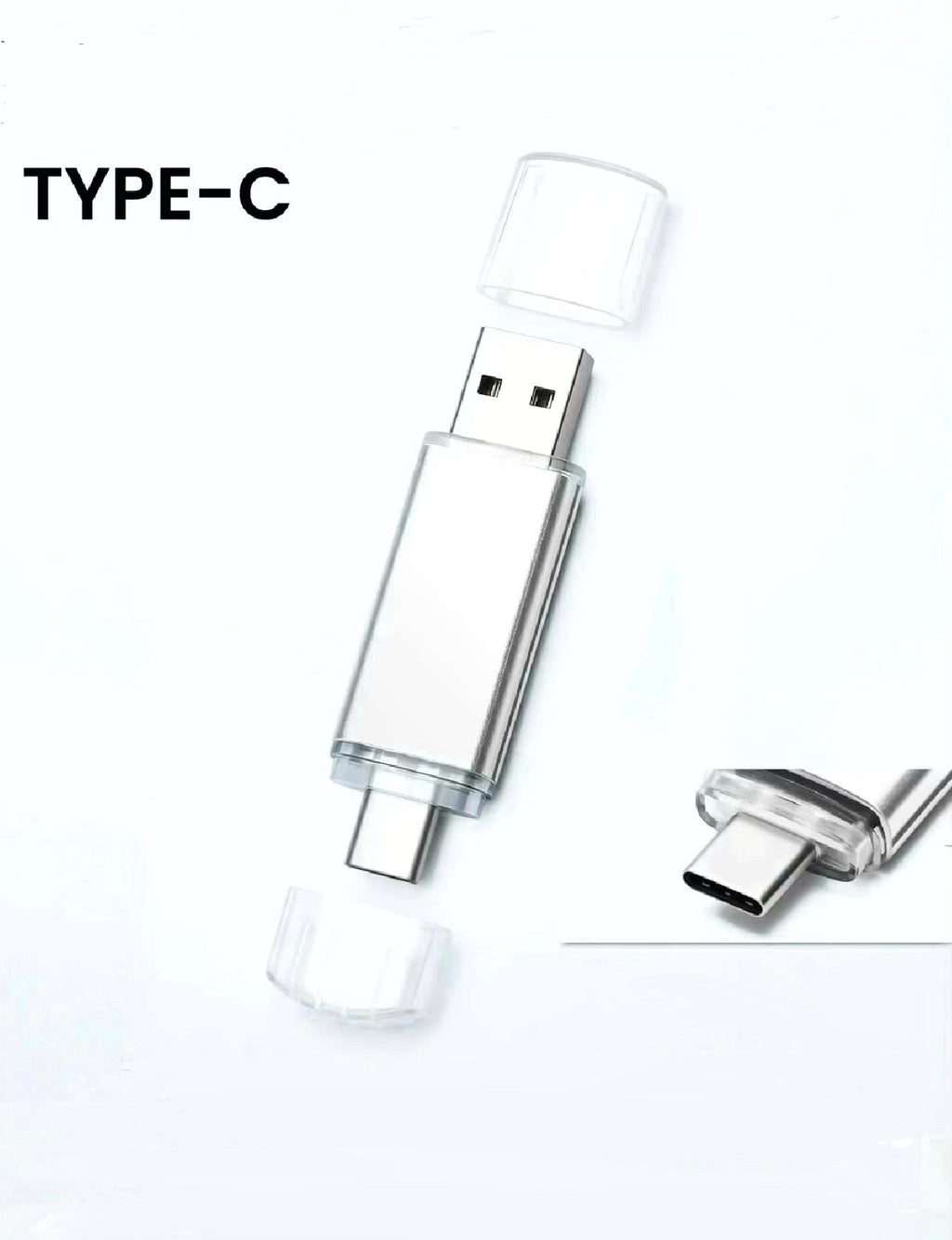High-Speed 64GB USB C Thumb Drive - Perfect for Mac Pro, Samsung Galaxy, iPad, and PC