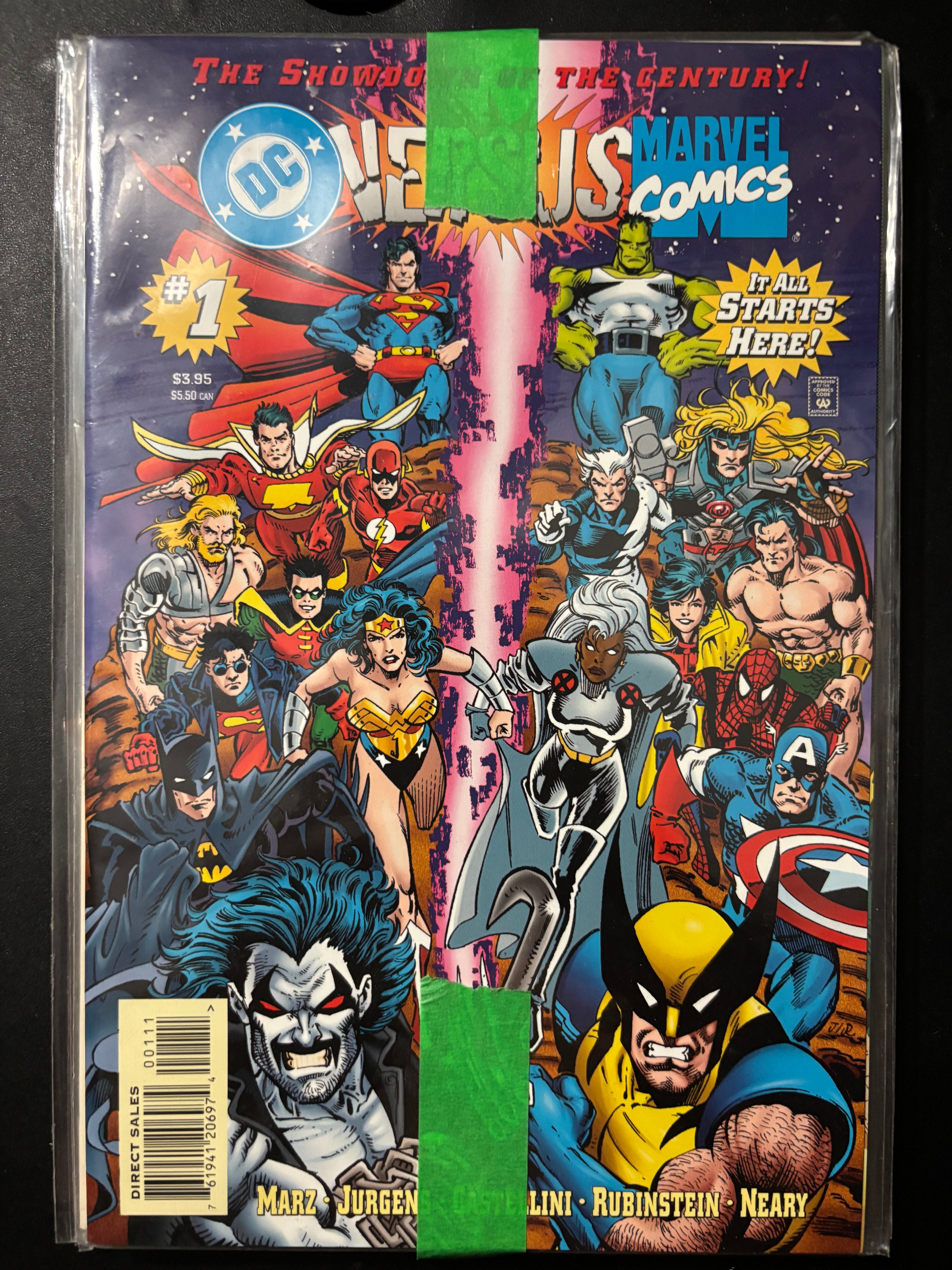 𝗗𝗖 𝗩𝗦 𝗠𝗔𝗥𝗩𝗘𝗟 #1 - #4 (1996)