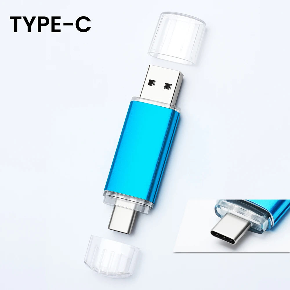 High-Speed 64GB USB C Thumb Drive - Perfect for Mac Pro, Samsung Galaxy, iPad, and PC