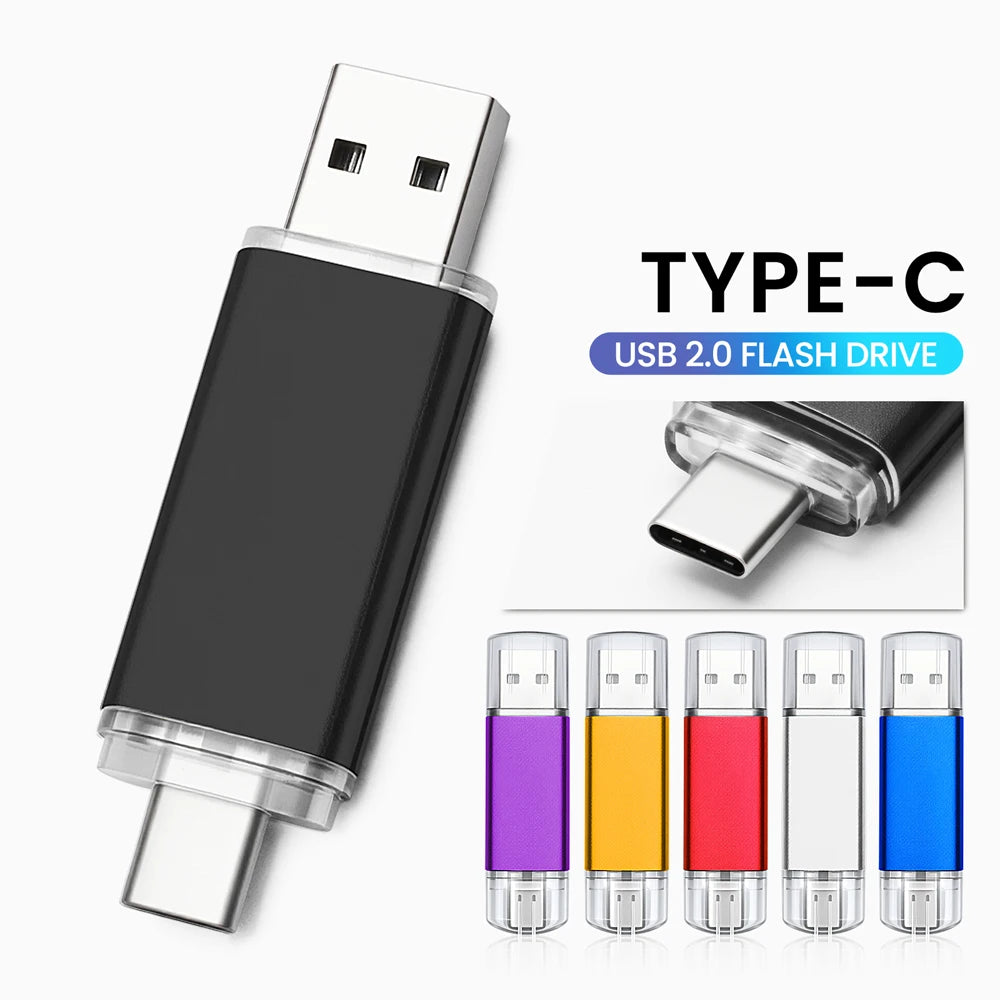 High-Speed 64GB USB C Thumb Drive - Perfect for Mac Pro, Samsung Galaxy, iPad, and PC