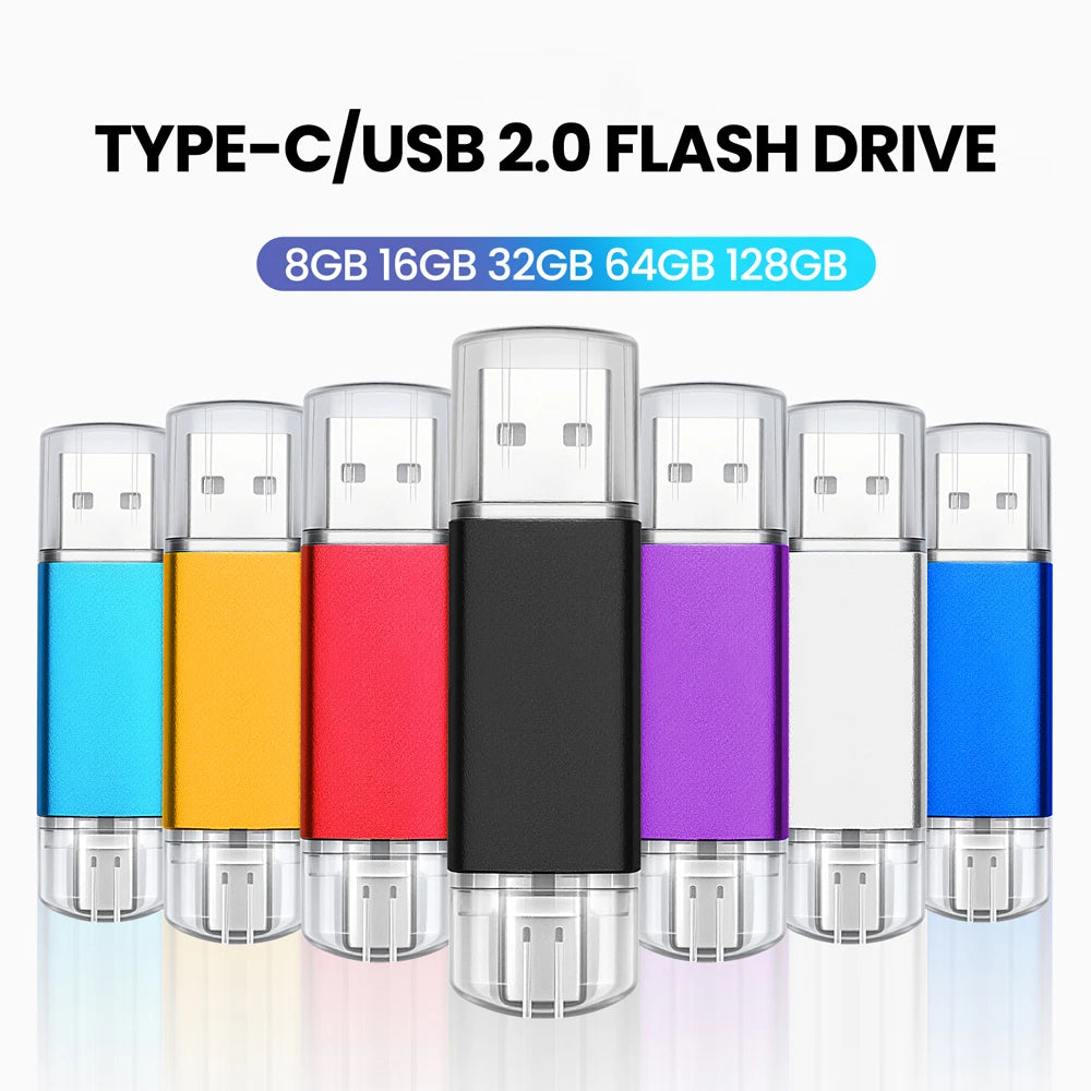 High-Speed 64GB USB C Thumb Drive - Perfect for Mac Pro, Samsung Galaxy, iPad, and PC