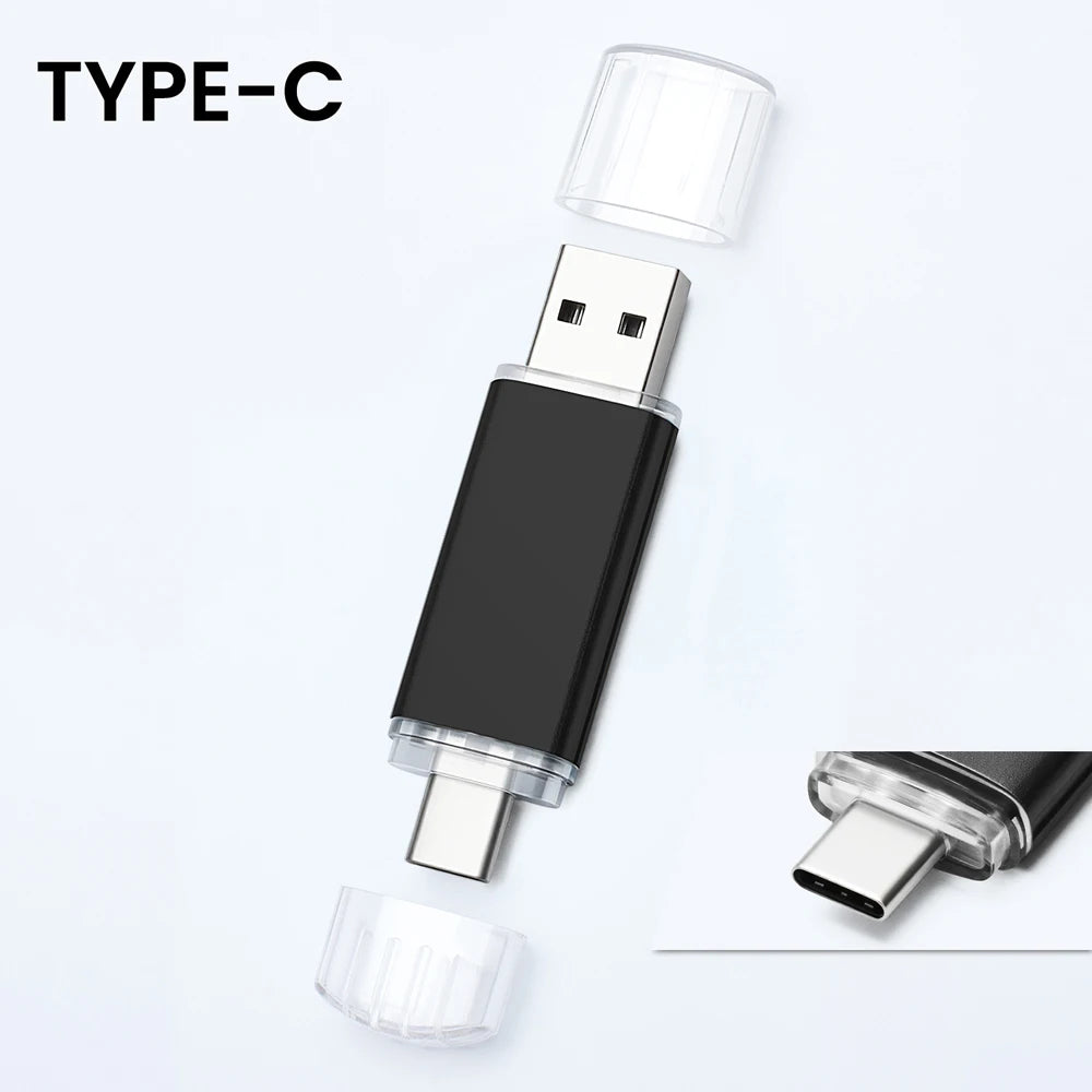 High-Speed 64GB USB C Thumb Drive - Perfect for Mac Pro, Samsung Galaxy, iPad, and PC