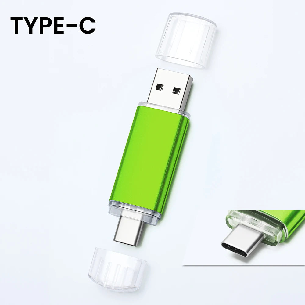 High-Speed 64GB USB C Thumb Drive - Perfect for Mac Pro, Samsung Galaxy, iPad, and PC