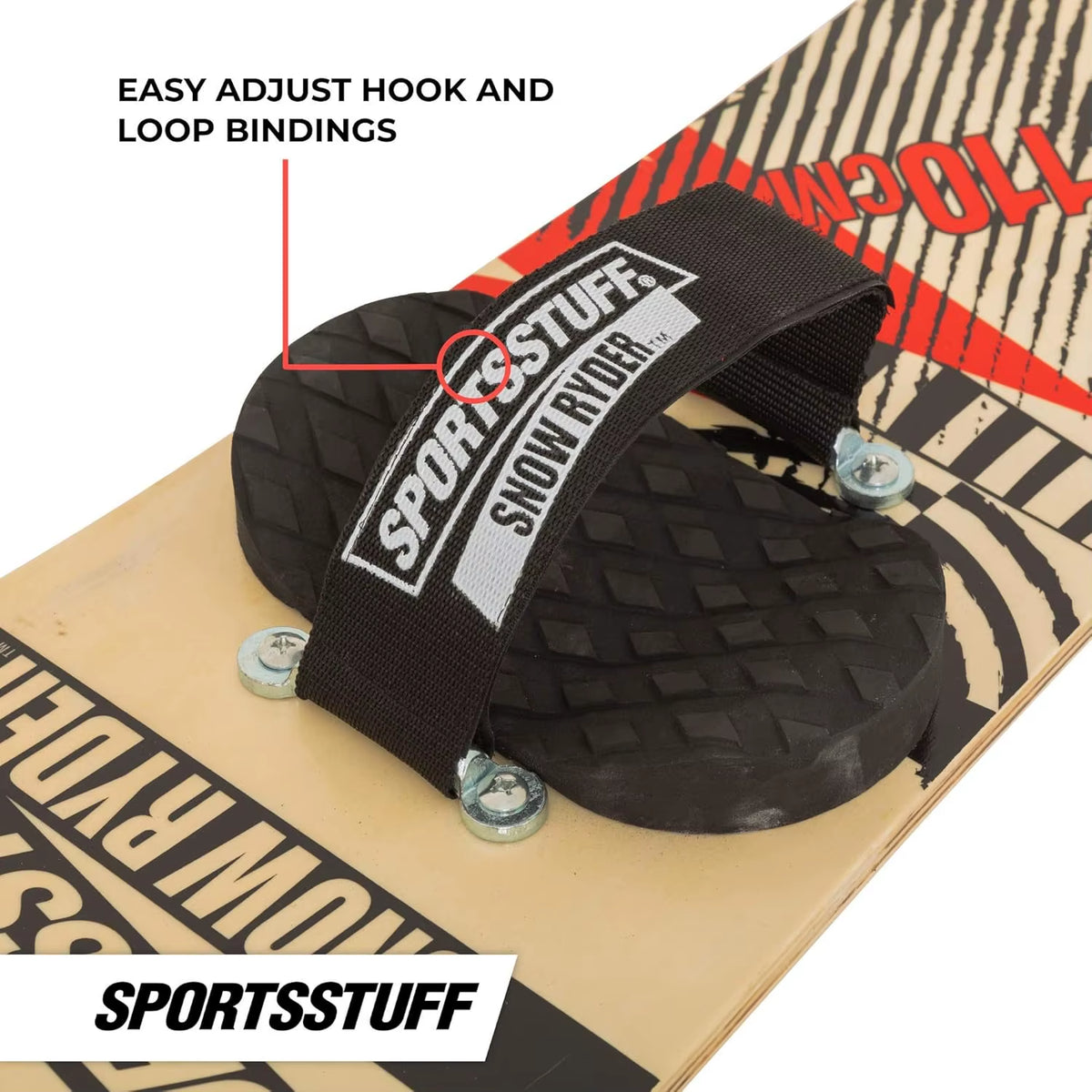 Sportsstuff Wood Snowboards & Skis for Beginners Kids Winter Sports Accessories Models 90Cm-130Cm